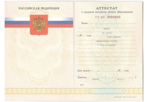 Аттестат за 11 класс 2007-2009 в Елеце